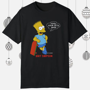 Bart Simpson Cool Your Jets Man T-shirt